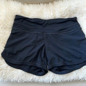 Lululemon black running shorts - size 2